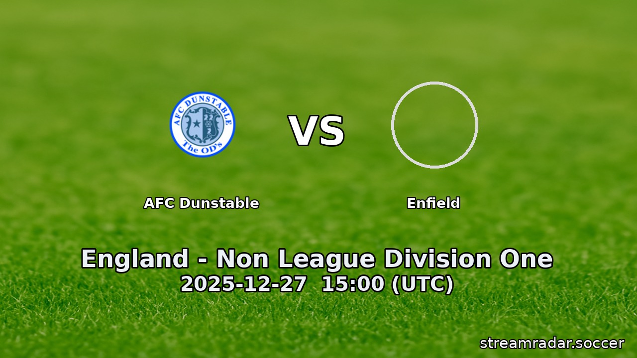 AFC Dunstable vs Enfield