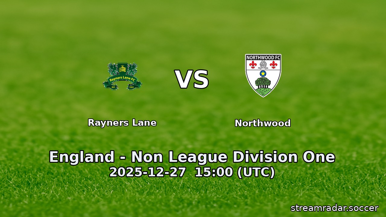 Rayners Lane vs Northwood