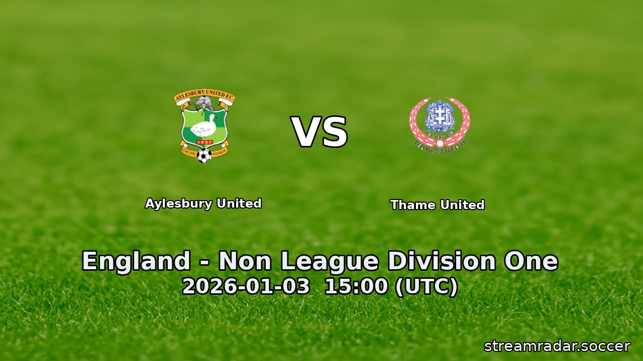 Aylesbury United vs Thame United