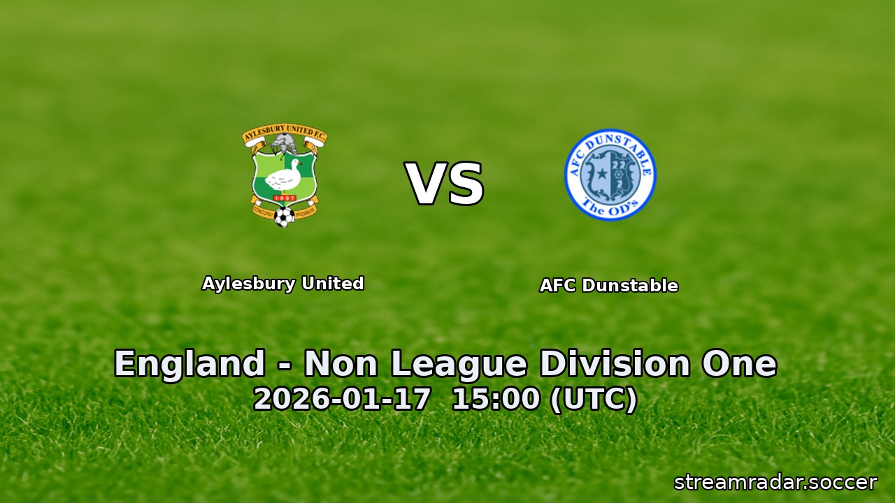 Aylesbury United vs AFC Dunstable