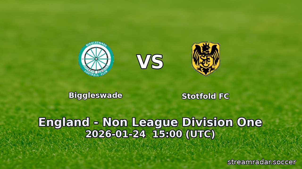 Biggleswade vs Stotfold FC