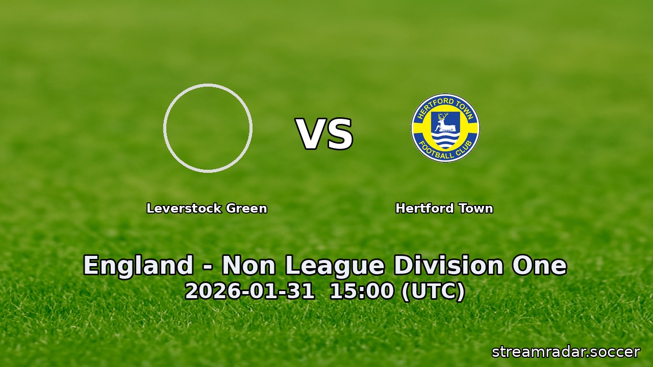 Leverstock Green vs Hertford Town