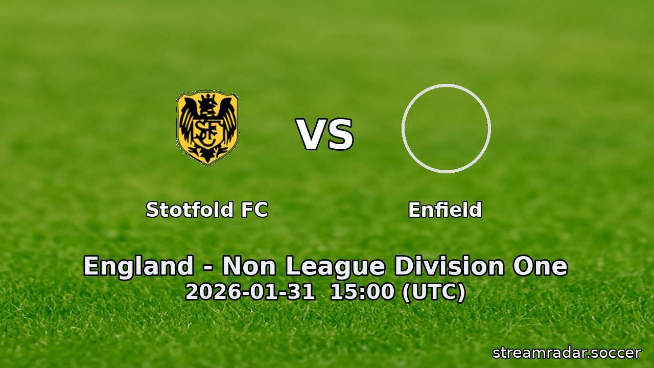 Stotfold FC vs Enfield