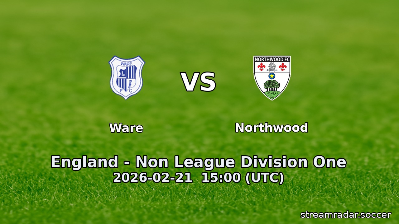 Ware vs Northwood