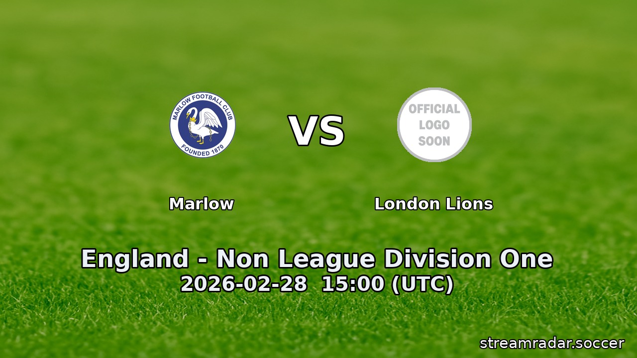 Marlow vs London Lions