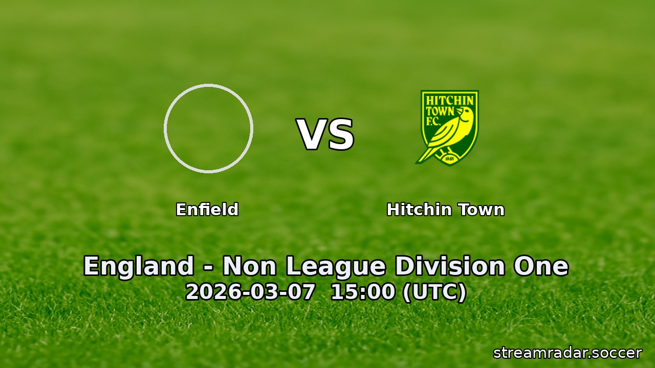 Enfield vs Hitchin Town