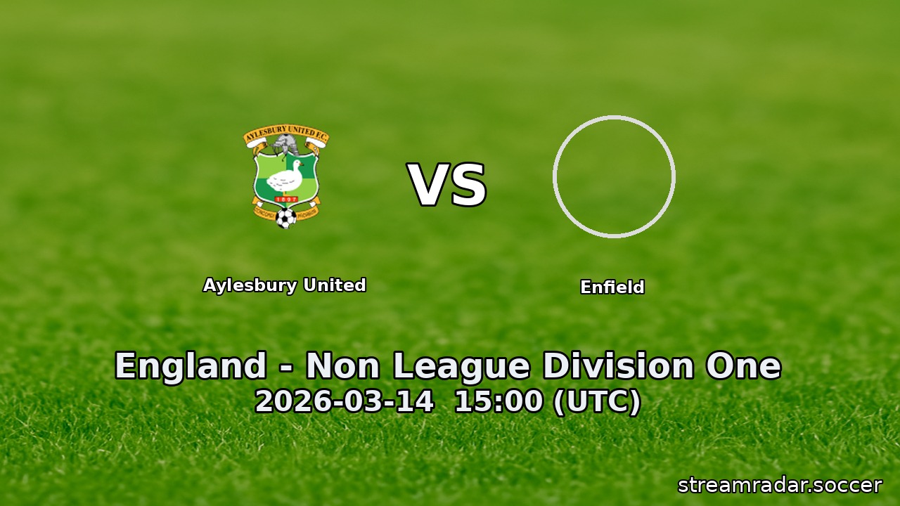 Aylesbury United vs Enfield