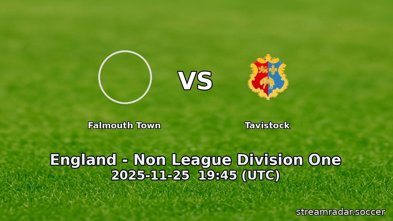 Falmouth Town vs Tavistock