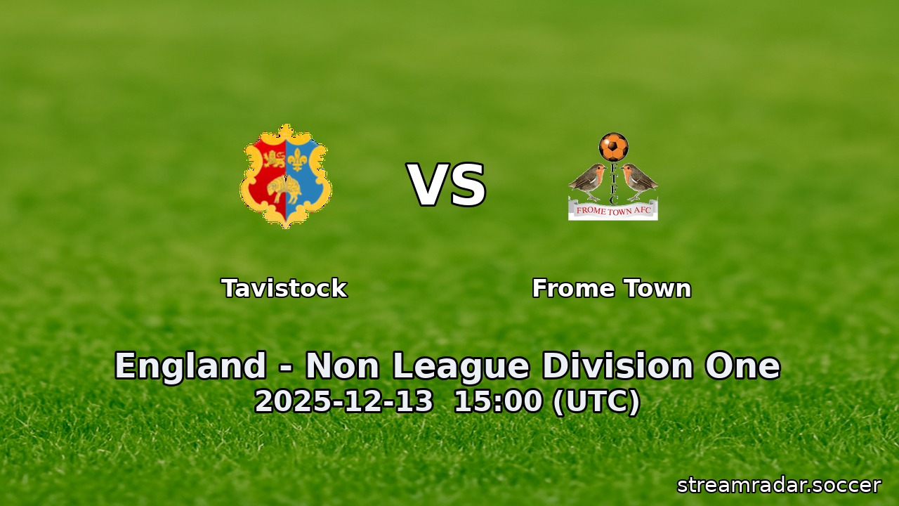 Tavistock vs Frome Town