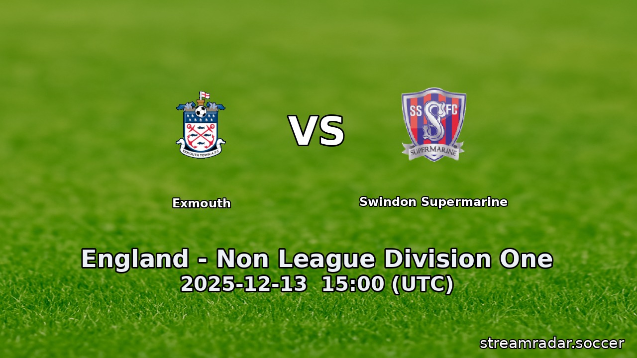 Exmouth vs Swindon Supermarine