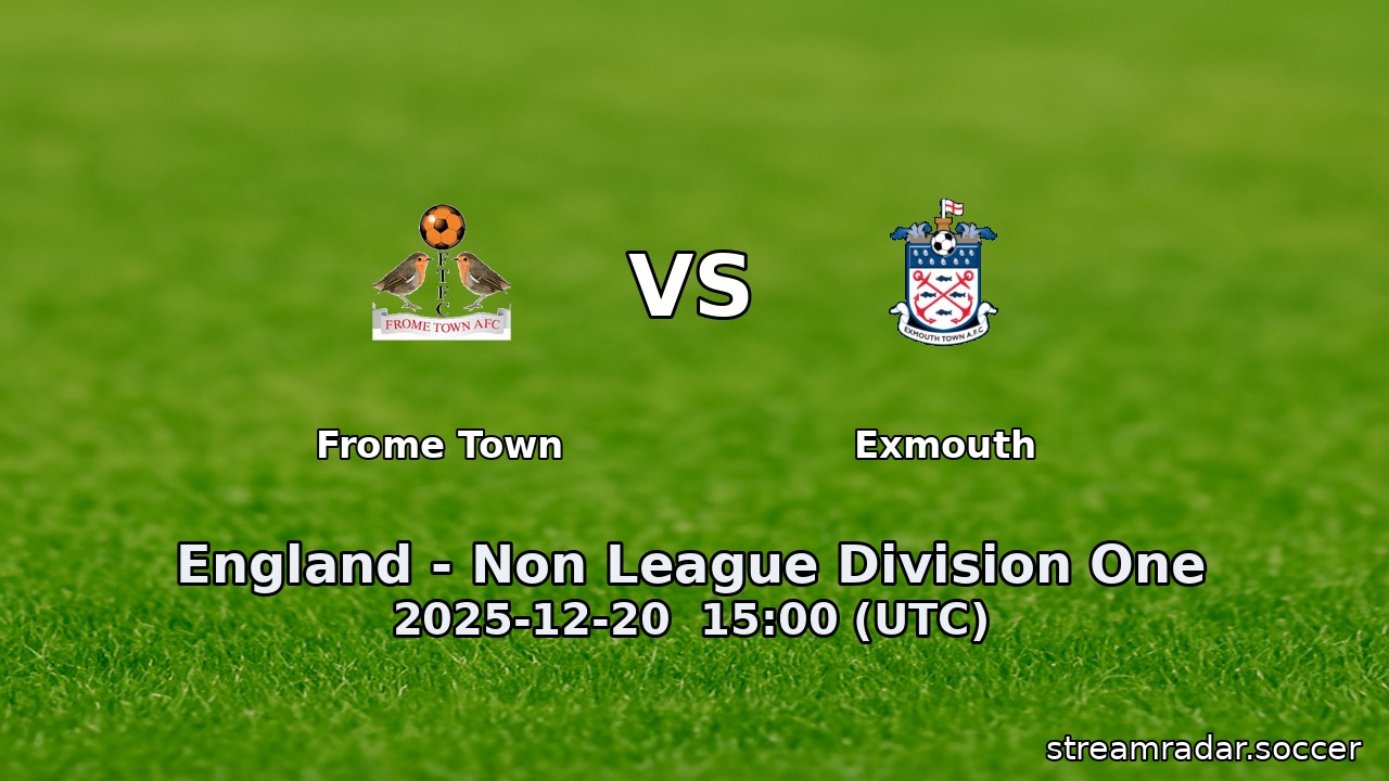 Frome Town vs Exmouth