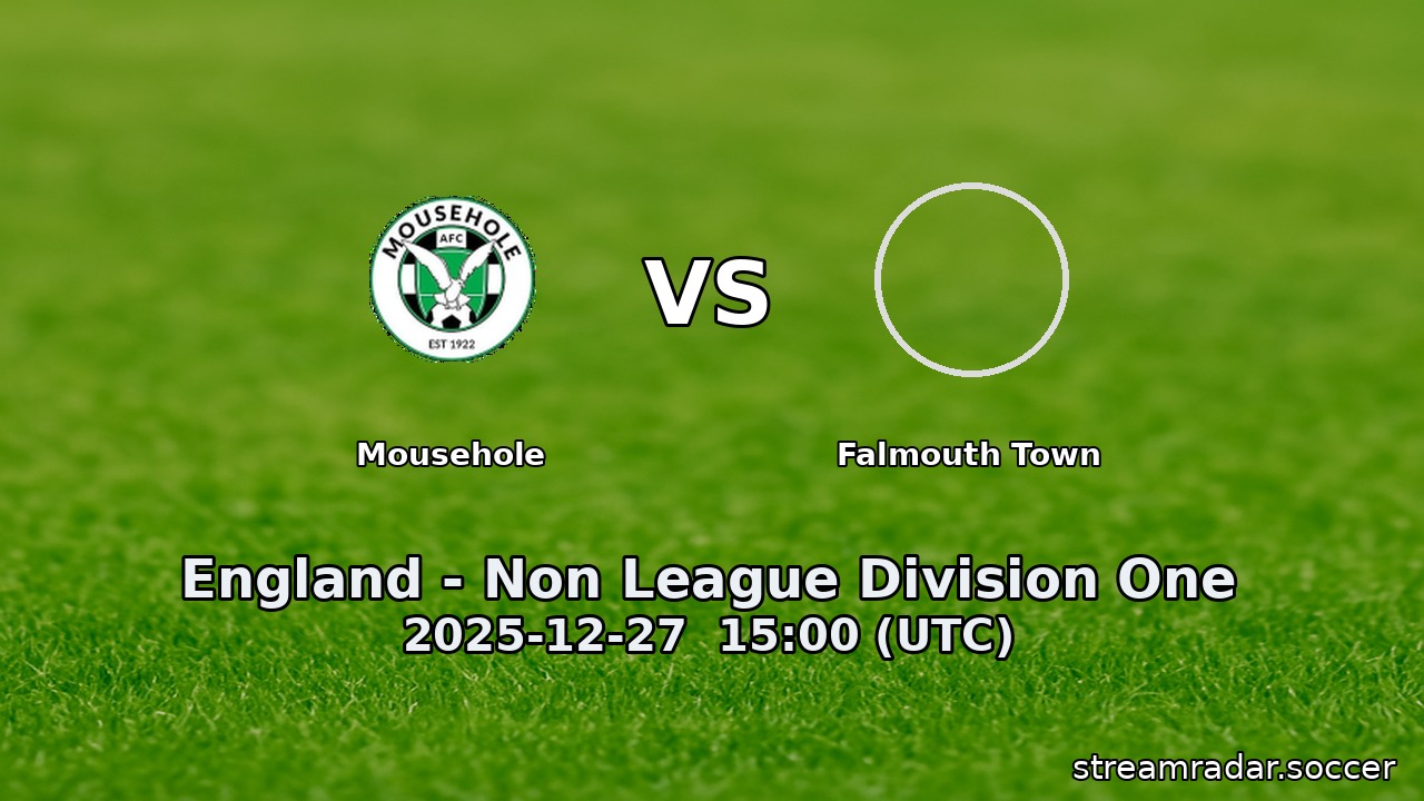 Mousehole vs Falmouth Town