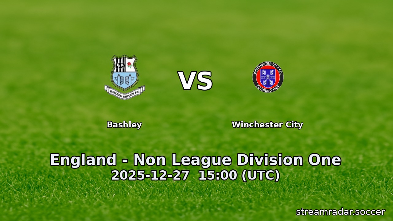 Bashley vs Winchester City