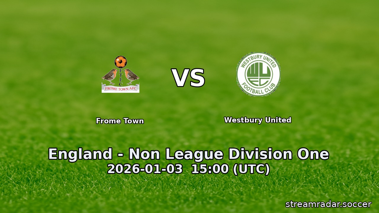 Frome Town vs Westbury United