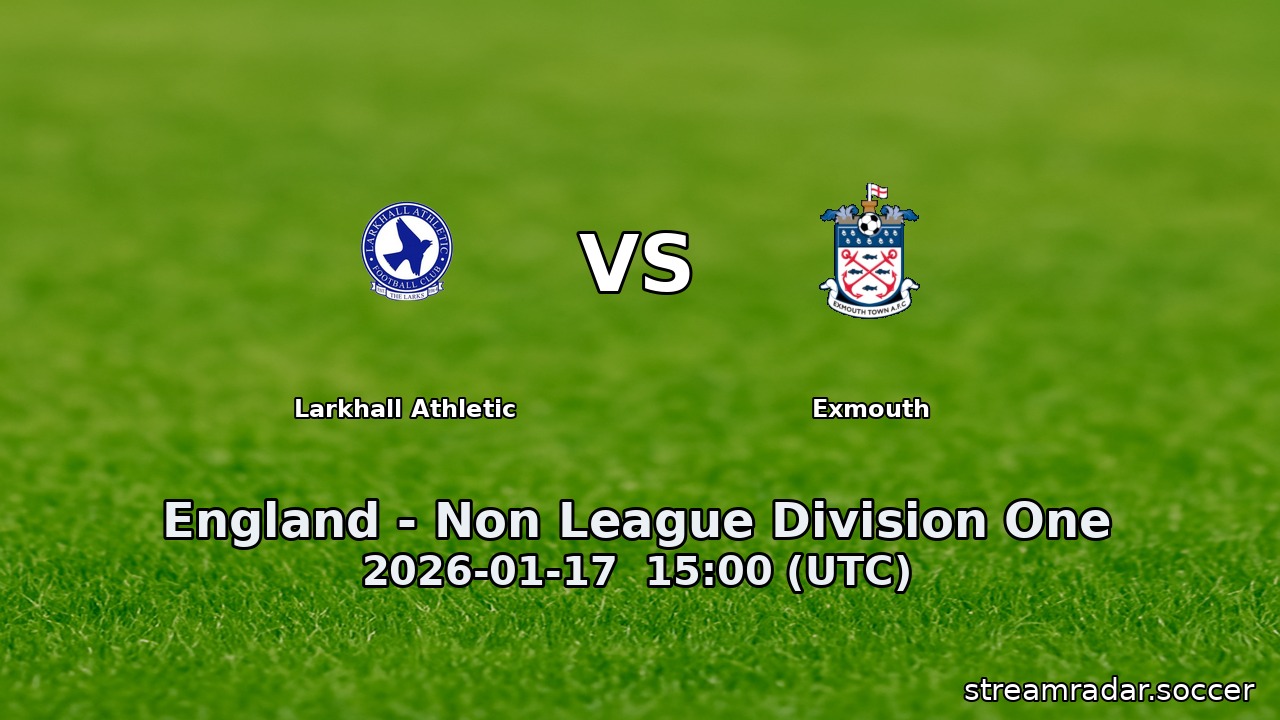 Larkhall Athletic vs Exmouth