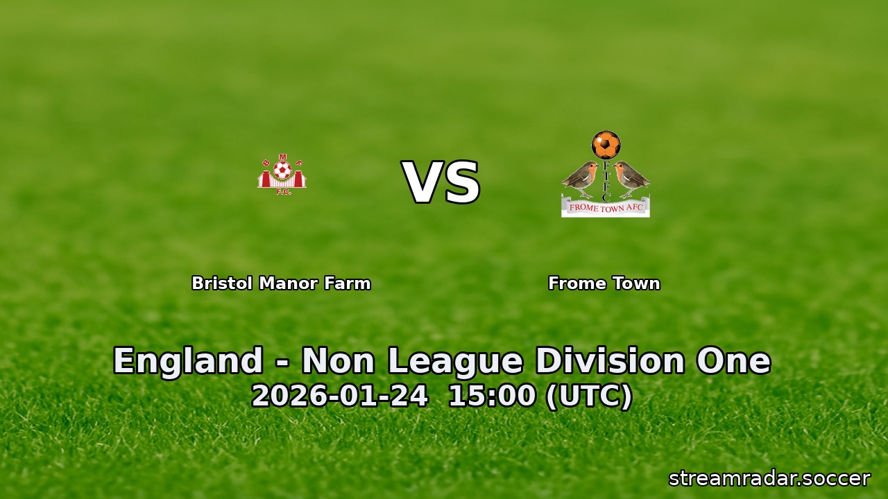 Bristol Manor Farm vs Frome Town