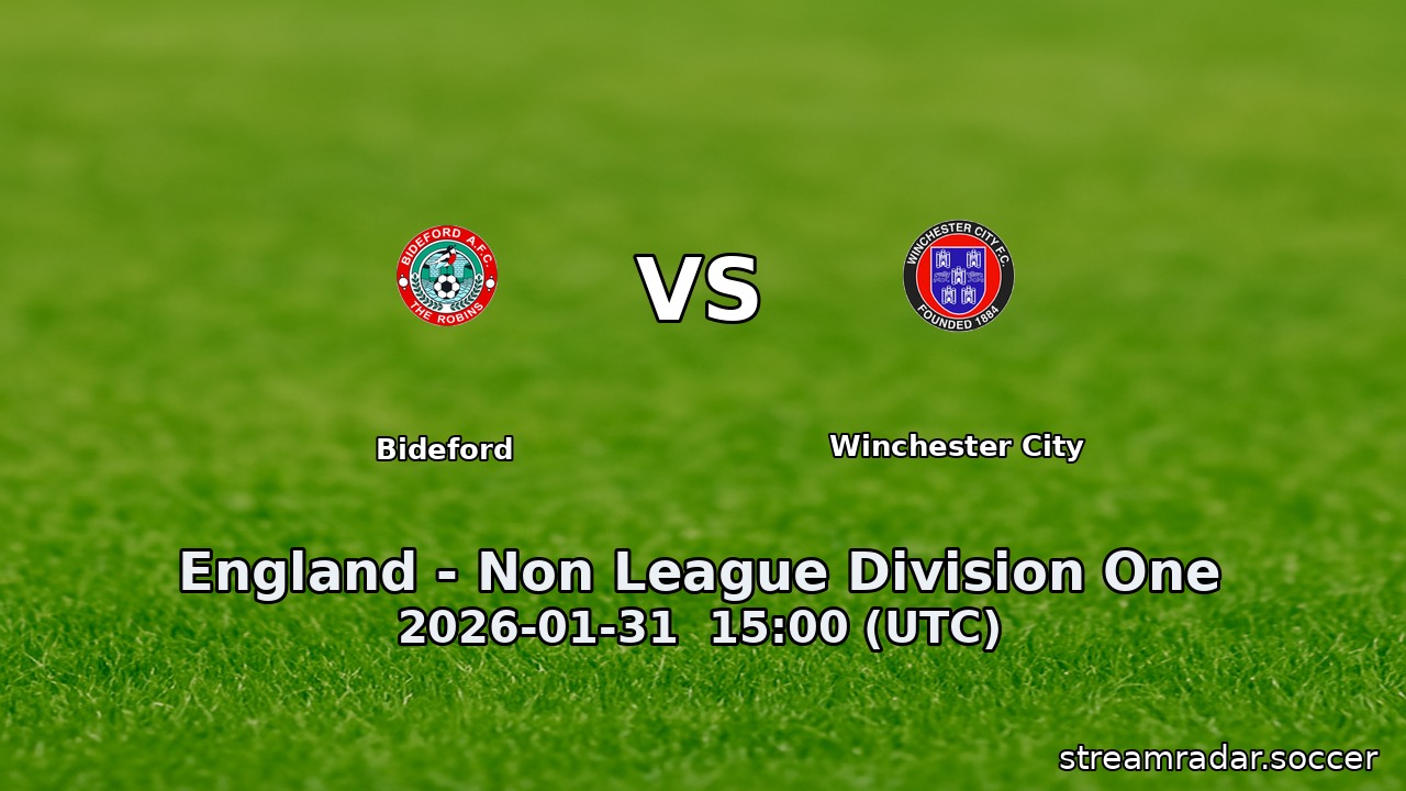 Bideford vs Winchester City