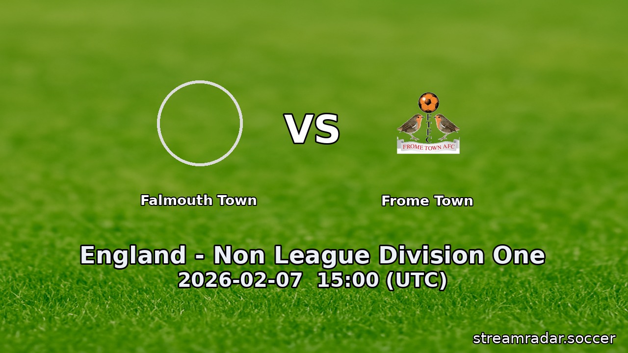 Falmouth Town vs Frome Town