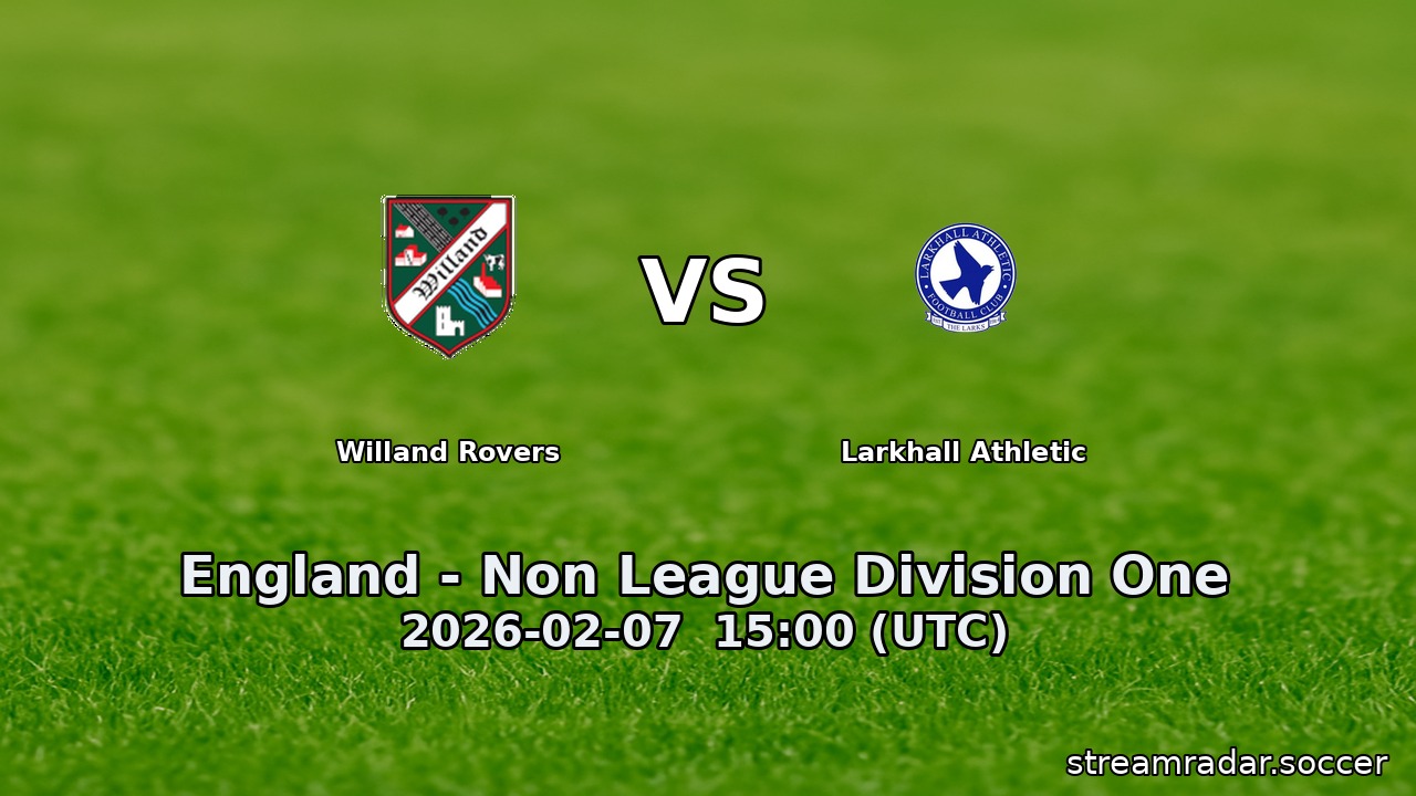 Willand Rovers vs Larkhall Athletic