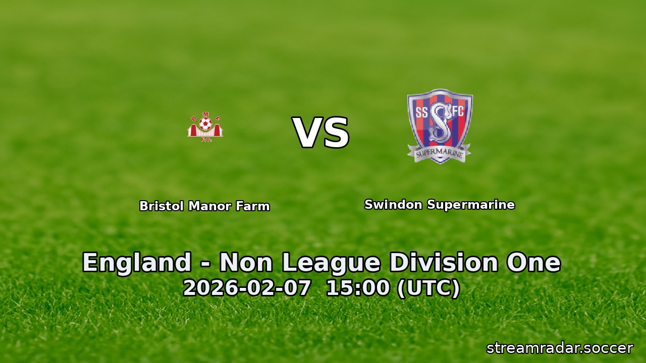 Bristol Manor Farm vs Swindon Supermarine