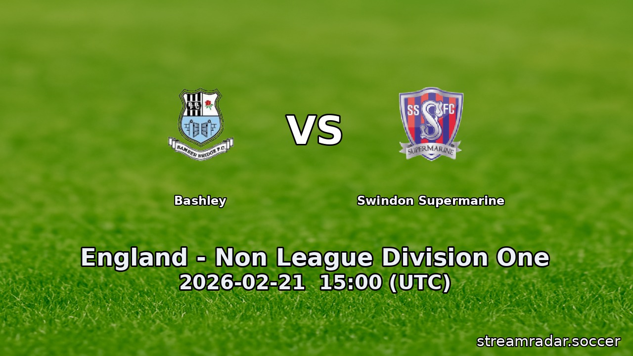 Bashley vs Swindon Supermarine