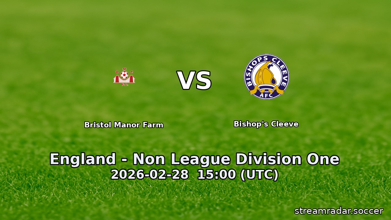 Bristol Manor Farm vs Bishop's Cleeve