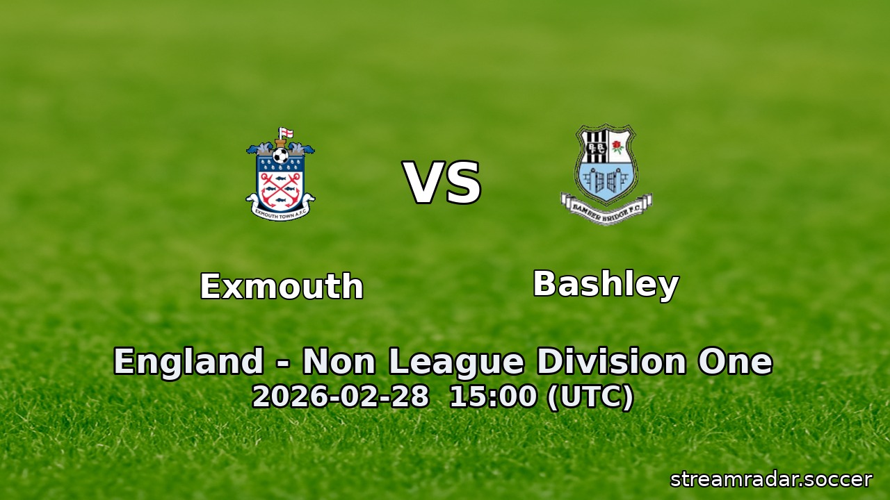 Exmouth vs Bashley
