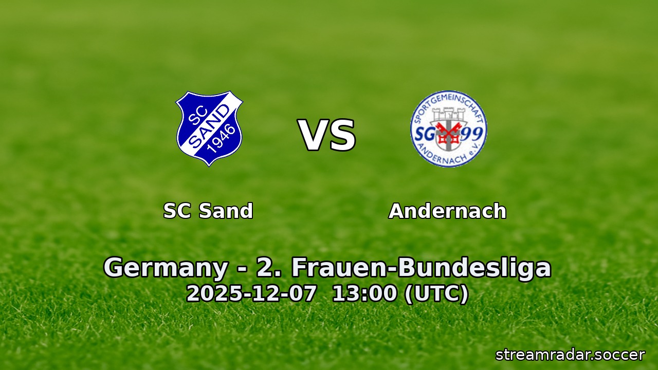 SC Sand vs Andernach