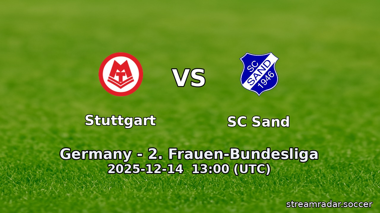 Stuttgart vs SC Sand