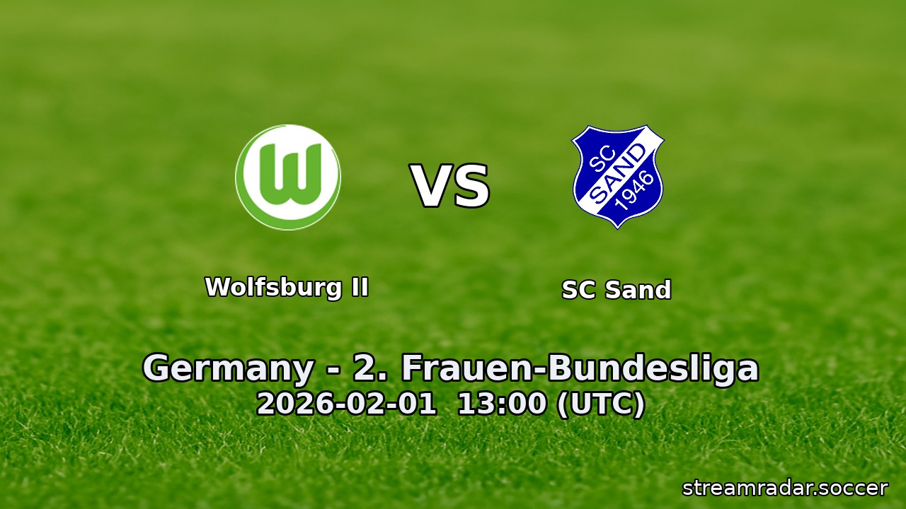 Wolfsburg II vs SC Sand