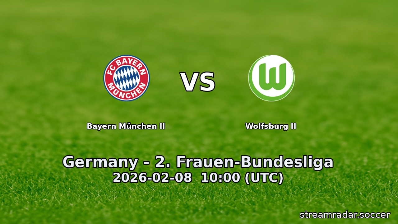 Bayern München II vs Wolfsburg II