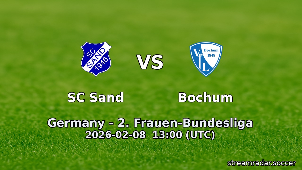 SC Sand vs Bochum