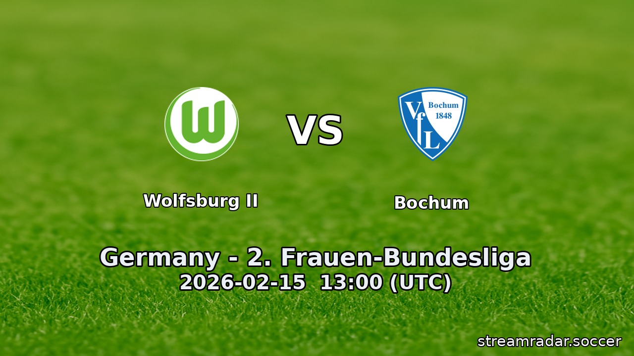Wolfsburg II vs Bochum
