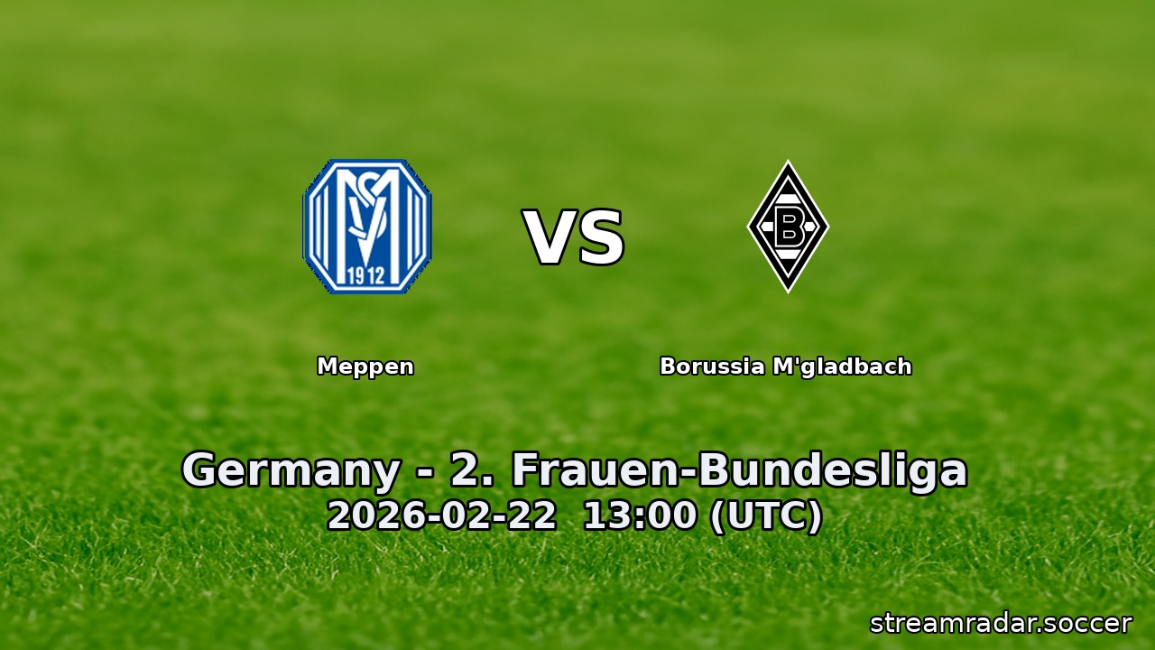 Meppen vs Borussia M'gladbach
