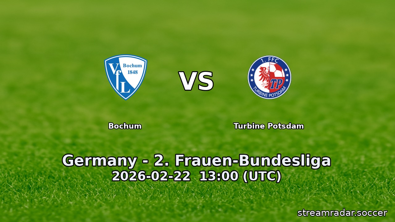 Bochum vs Turbine Potsdam