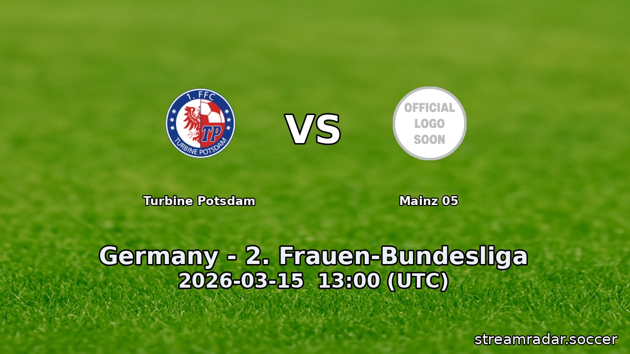 Turbine Potsdam vs Mainz 05