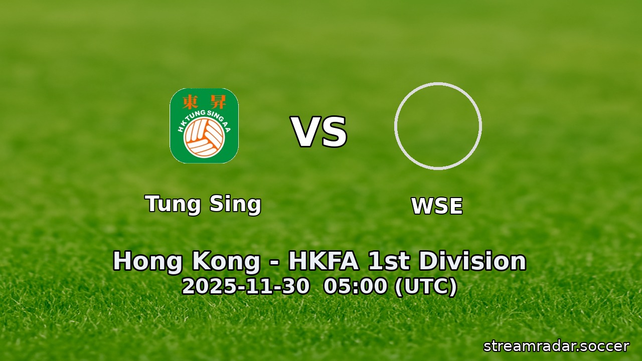 Tung Sing vs WSE