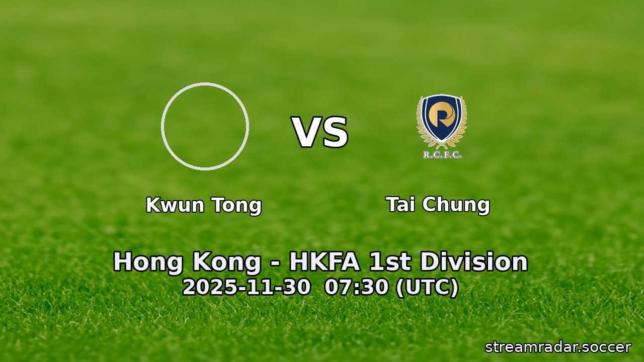 Kwun Tong vs Tai Chung