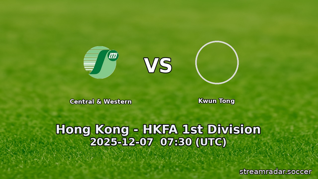 Central & Western vs Kwun Tong