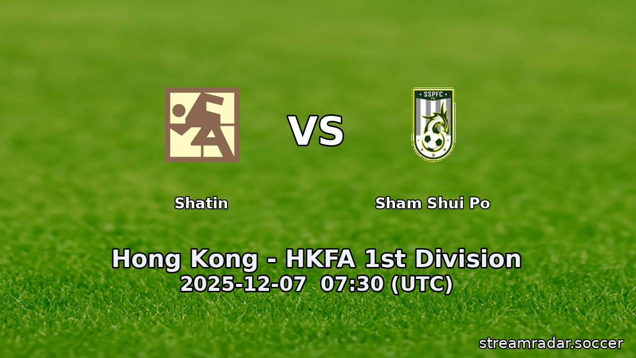 Shatin vs Sham Shui Po
