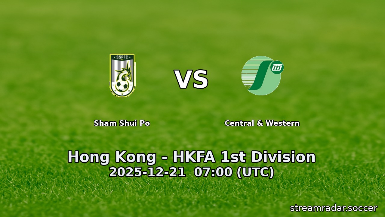 Sham Shui Po vs Central & Western