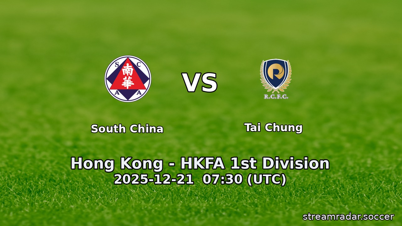 South China vs Tai Chung
