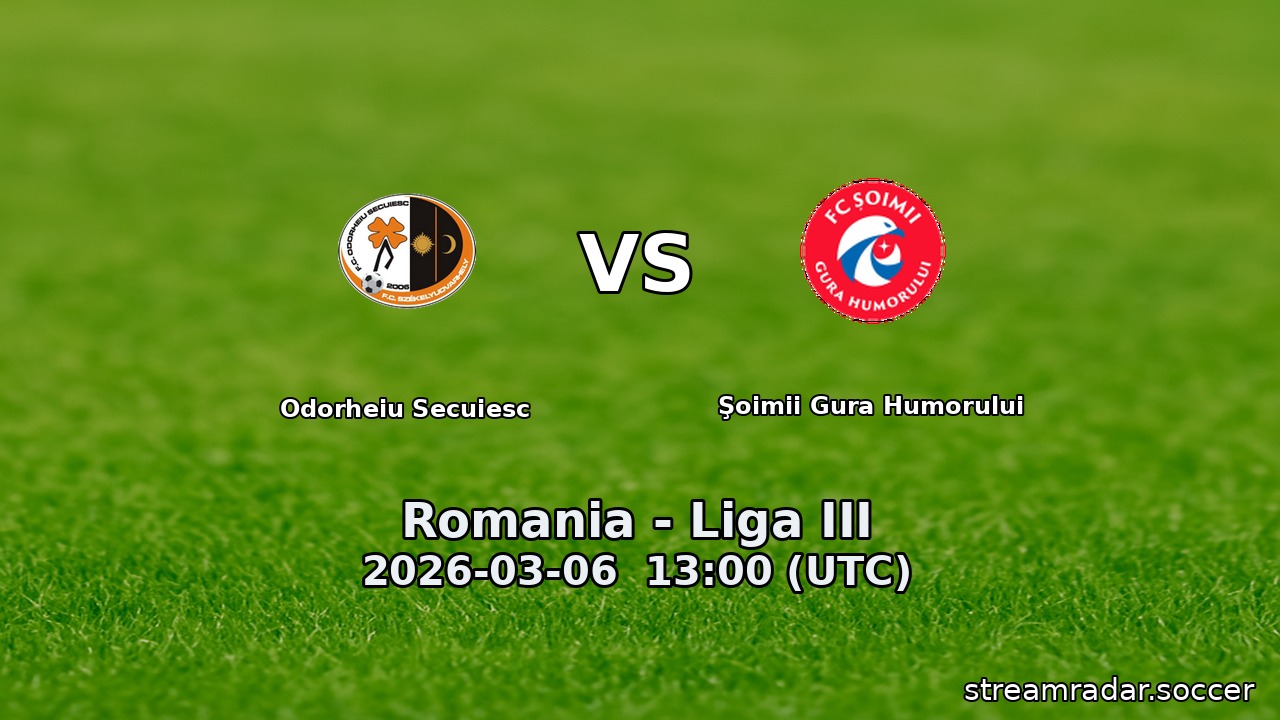 Odorheiu Secuiesc vs Şoimii Gura Humorului