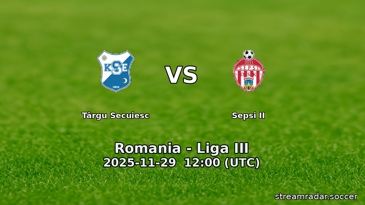 Târgu Secuiesc vs Sepsi II