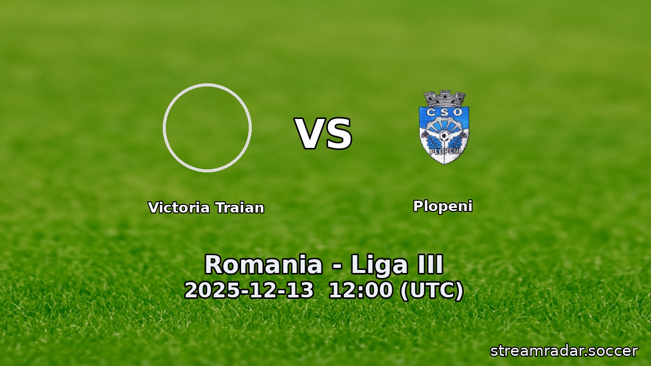 Victoria Traian vs Plopeni
