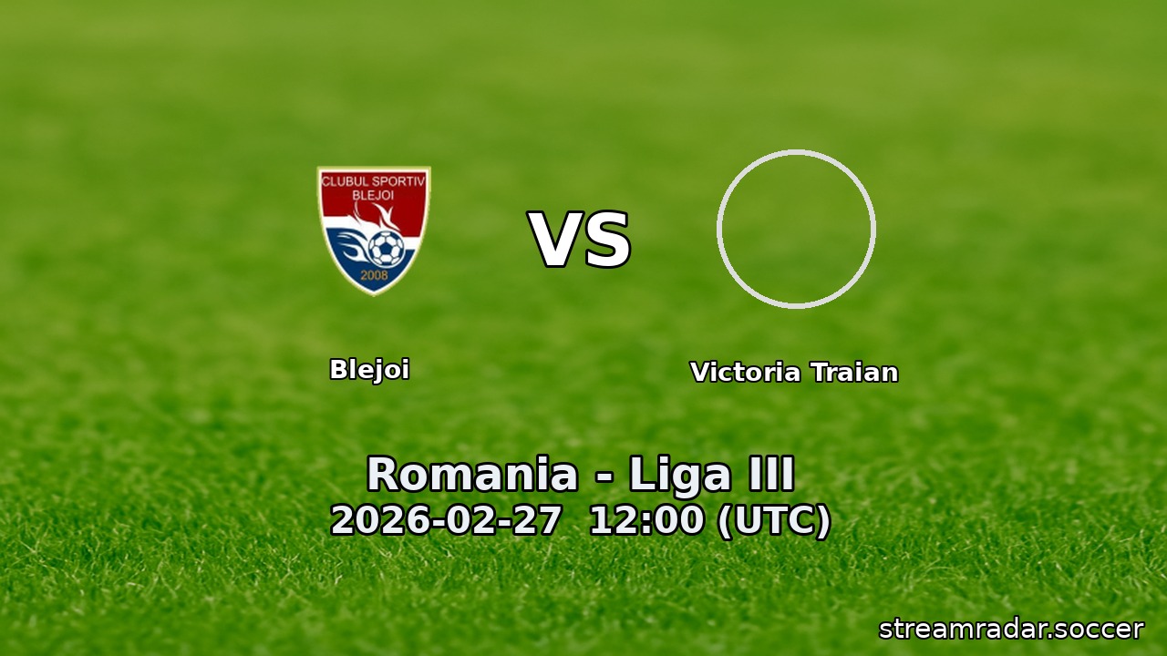Blejoi vs Victoria Traian