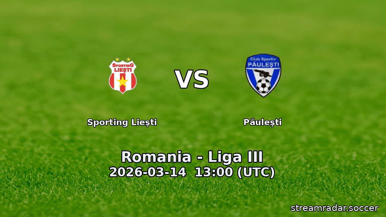 Sporting Lieşti vs Păuleşti