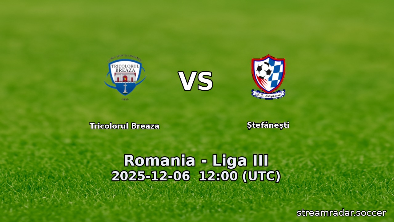 Tricolorul Breaza vs Ştefăneşti