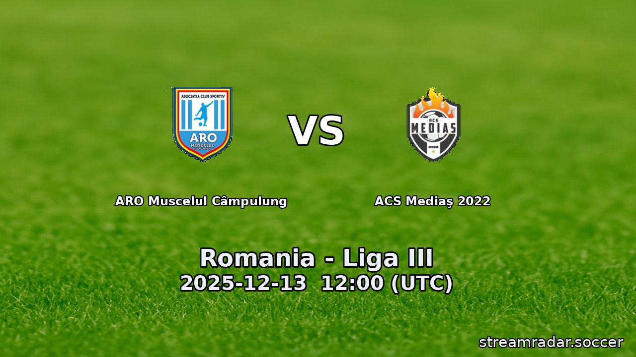 ARO Muscelul Câmpulung vs ACS Mediaş 2022