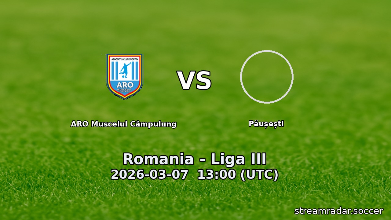 ARO Muscelul Câmpulung vs Păușești